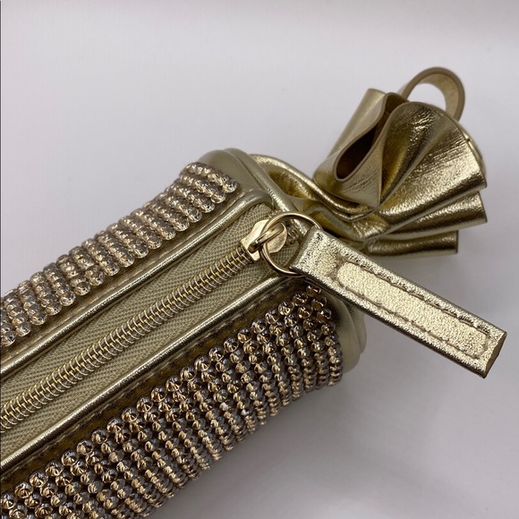 Bath & Body Works Gold Rhinestone Wristlet - Picture 3 of 4